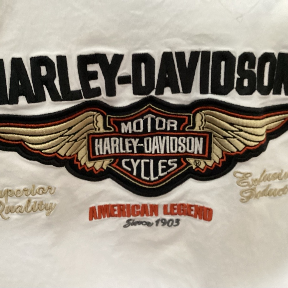 Harley-Davidson White Logo Tee